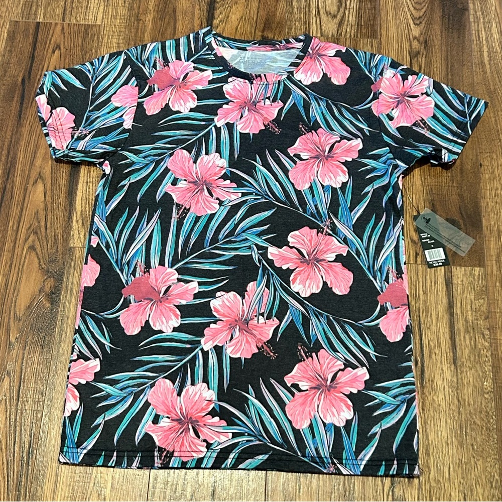 Men’s Flowered T-Shirt
